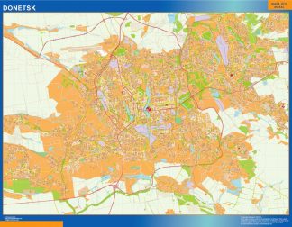 Donetsk mapa