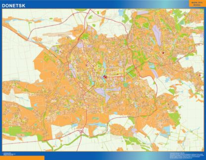 Donetsk mapa