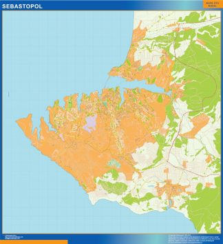 Sebastopol mapa