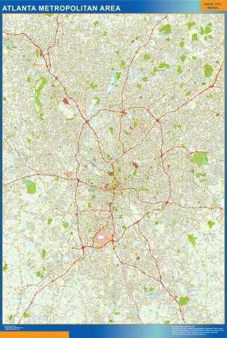 atlanta mapa para imanes