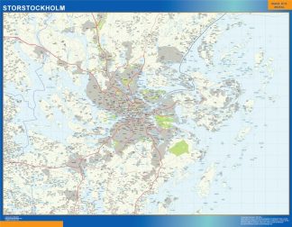 mapa Storstockholm