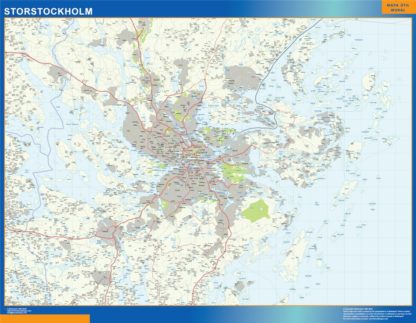 mapa Storstockholm