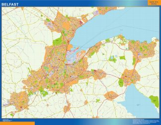 mapa belfast