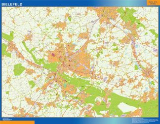 mapa bielefeld