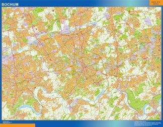 mapa bochum