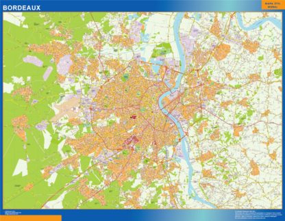 mapa bordeaux