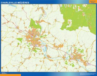 mapa charleville mezieres