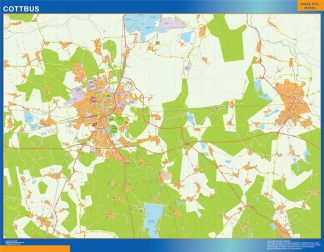 mapa cottbus