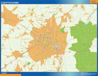 mapa czestochowa