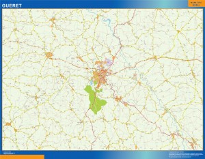 mapa gueret