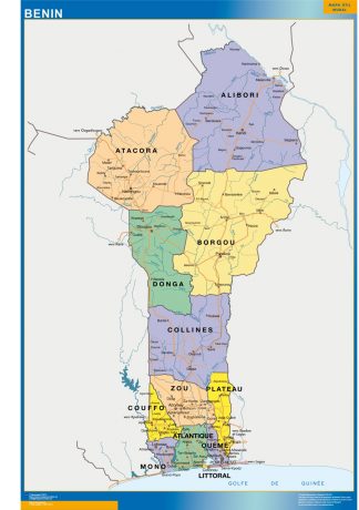 mapa imanes benin