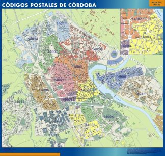 mapa imanes codigos postales cordoba