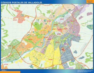 mapa imanes codigos postales valladolid