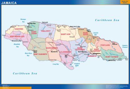 mapa imanes jamaica
