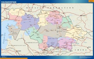 mapa imanes kazakhstan