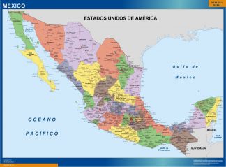 mapa imanes mexico politico