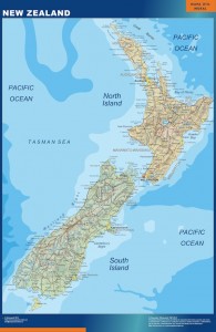 mapa imanes nueva zelanda
