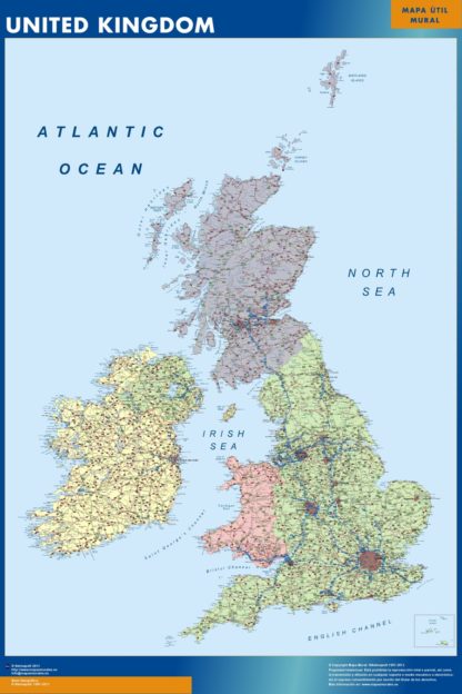mapa imanes reino unido