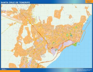 mapa imanes santa cruz tenerife