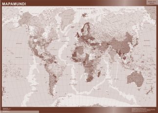 mapa imantado mundo color