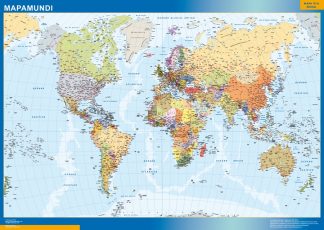 mapa imantado mundo español