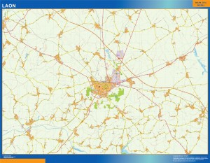mapa laon