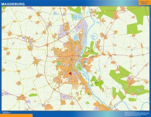 mapa magdeburg