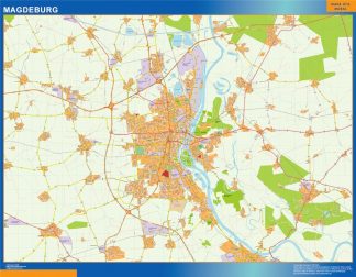 mapa magdeburg