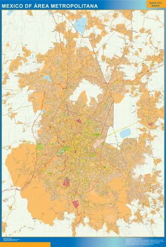 mapa mexico distrito federal