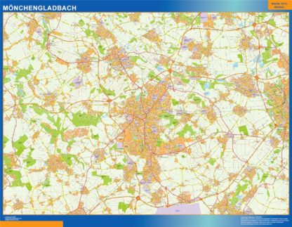 mapa monchengladbach