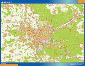 mapa nurnberg