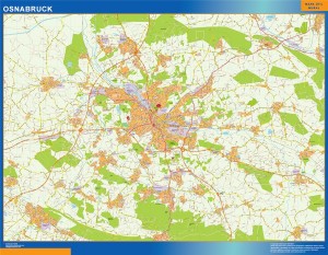 mapa osnabruck
