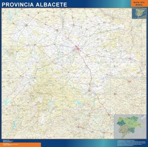 mapa provincia albacete