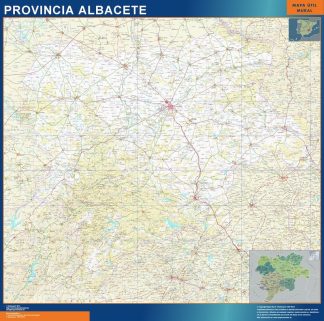 mapa provincia albacete