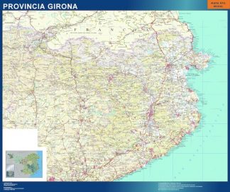 mapa provincia girona