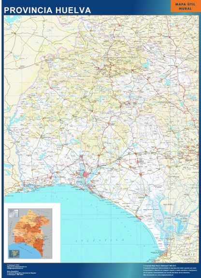 mapa provincia huelva