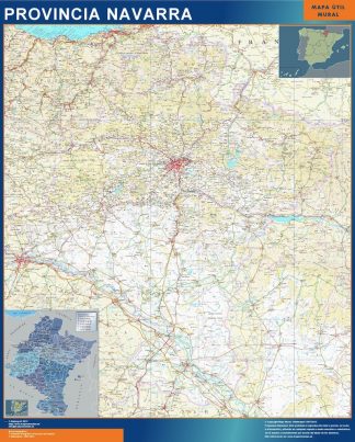 mapa provincia navarra
