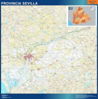 mapa provincia sevilla