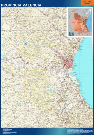 mapa provincia valencia