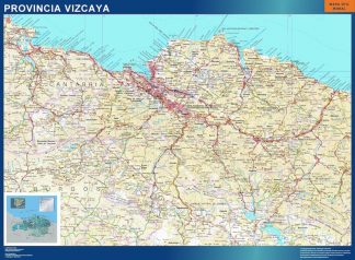 mapa provincia vizcaya