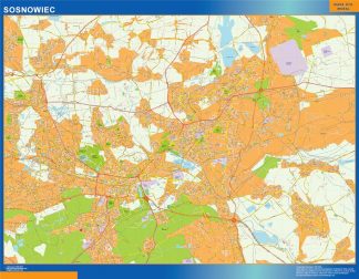 mapa sosnowiec