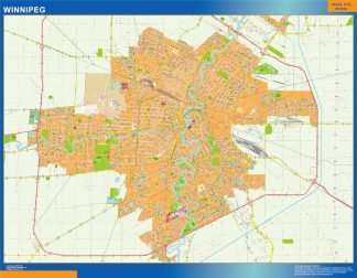 mapa winnipeg