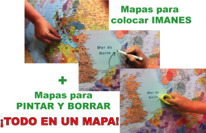mapas pizarra magnetica