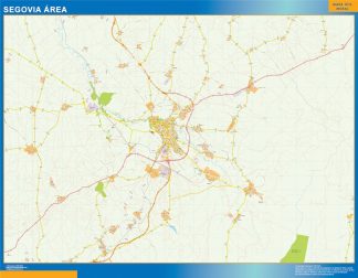 Mapa Imantado Segovia Area