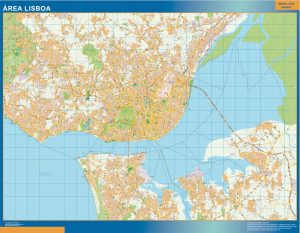 Mapa Lisboa Area