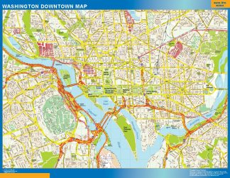 Washington Mapa Imantado Magnetico