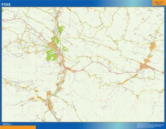 Mapa Foix imantado
