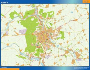 Mapa Nancy imantado