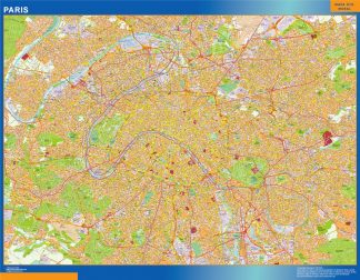 Mapa Paris imantado