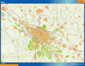 Mapa Pau imantado